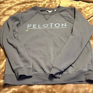 Peloton Blue Crewneck with Blue Logo